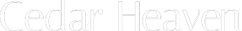 Cedar Heaven Logo